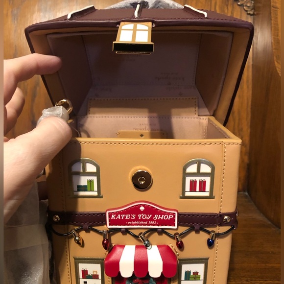 NWT-Kate Spade-SET-Oh What Fun 3D Toy Store Crossbody Bag & Cardholder-$598 - Picture 10 of 16